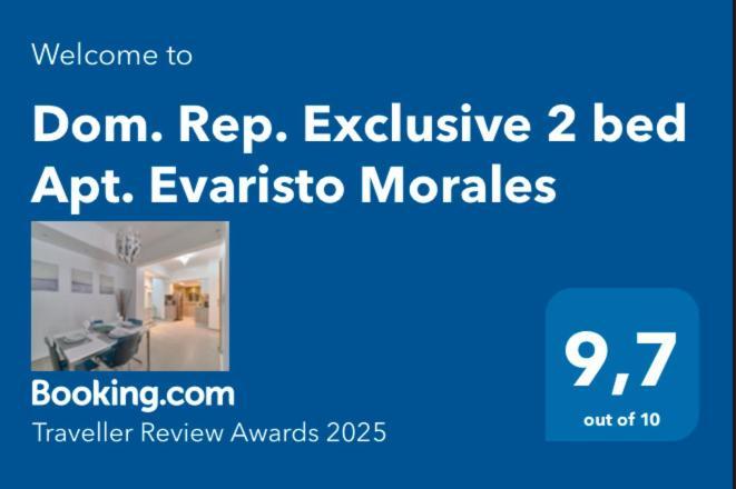 Dom. Rep. Exclusive 2 Bed Apt. Evaristo Morales サントドミンゴ エクステリア 写真